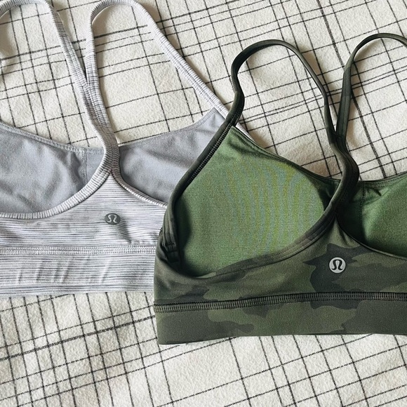 Lululemon size 6 Flow Y Nulu light support sports bras. - Picture 2 of 2